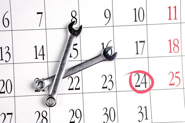 Herramienta de mantenimiento sobre calendario — planning anual de revisiones de aire acondicionado